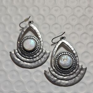 Elegant Silver Drop Earrings